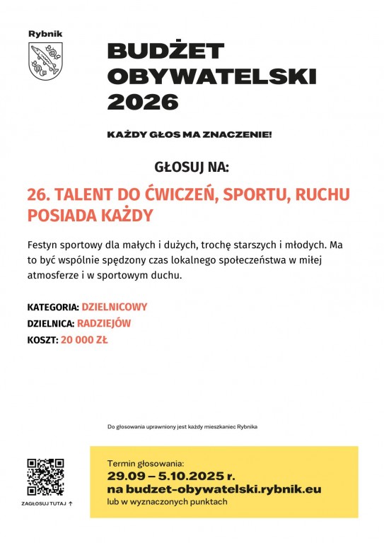 Projekt 26_Talent do ćwiczeń, sportu, ruchu posiada każdy_Radziejów
