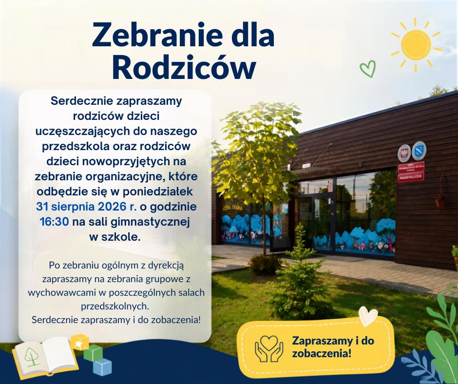 Ważna informacja dla Rodziców!
